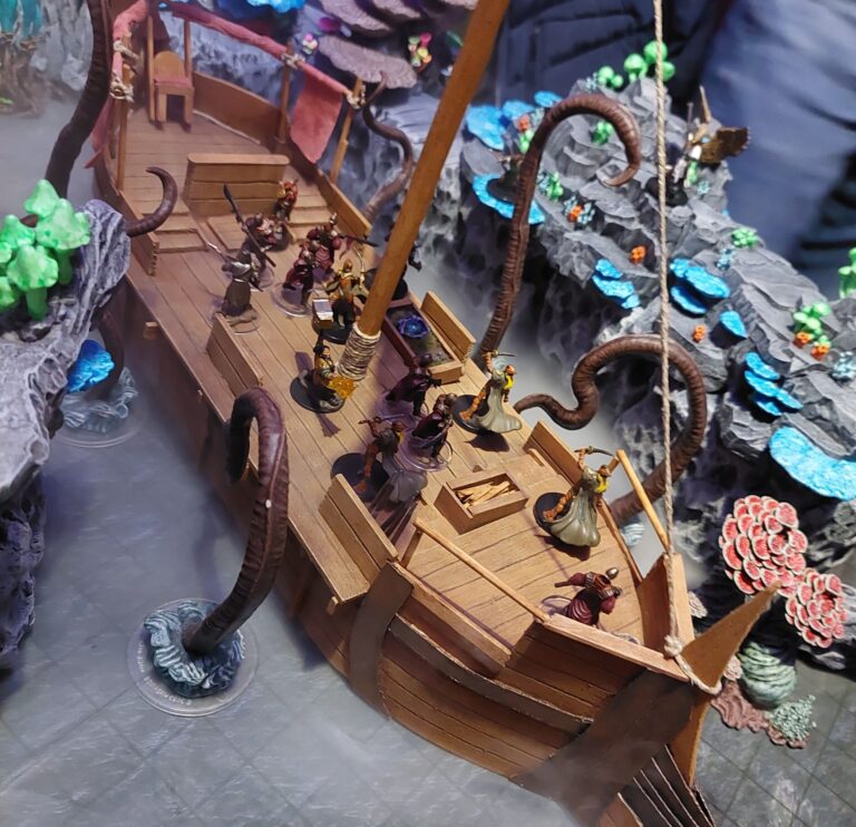 The ship of odysseus attacked by skylla