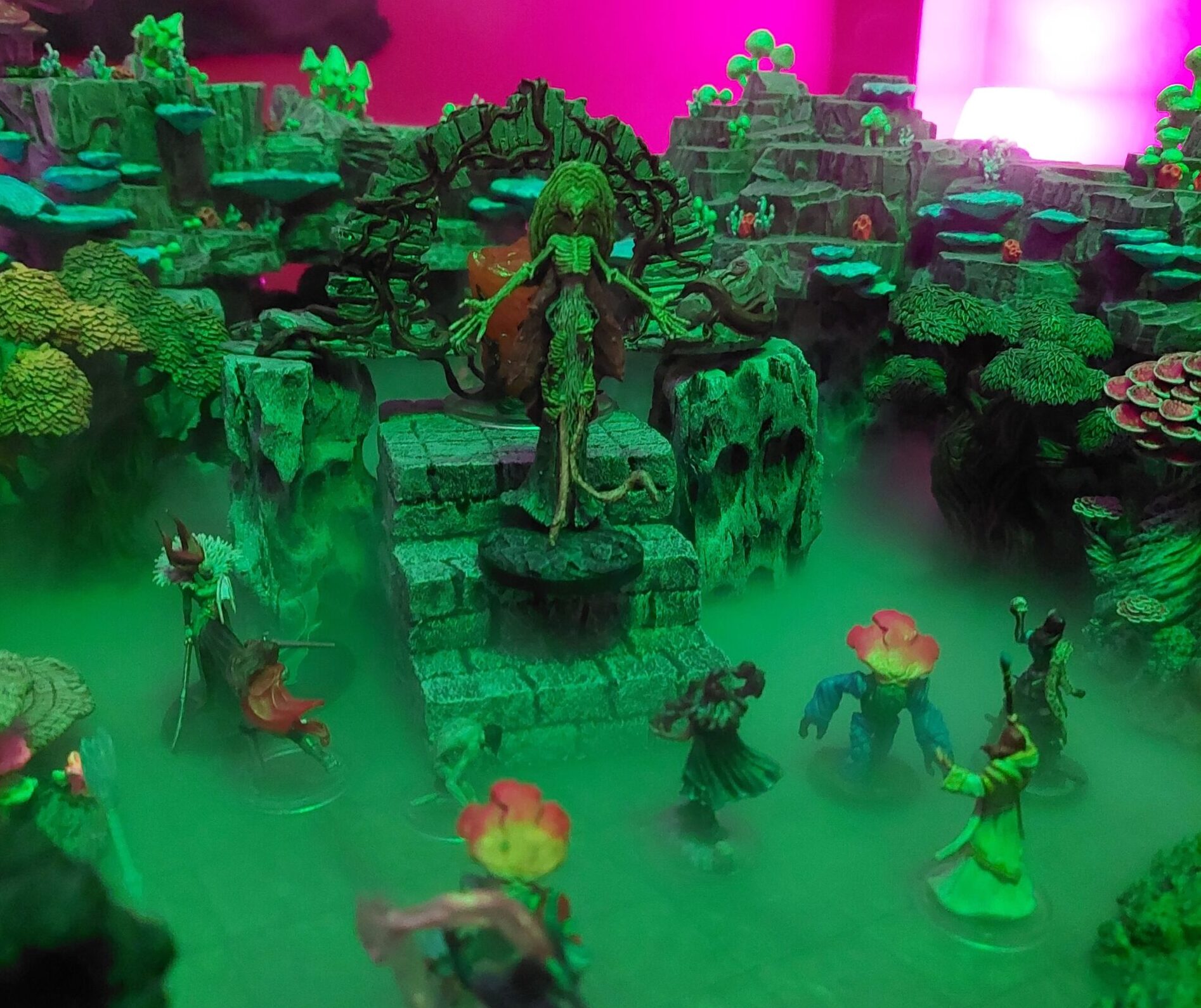 A creauture of the darkland attacks